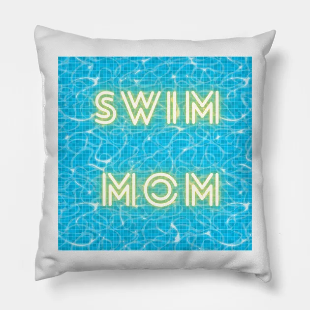 Swimming pillow swim mom