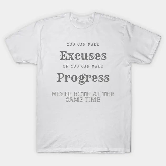 Swimming t-shirt you can make excuses